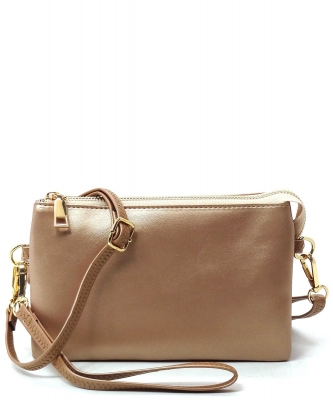 Fashion Crossbody Bag Clutch Wristlet 3102PJ COPPER